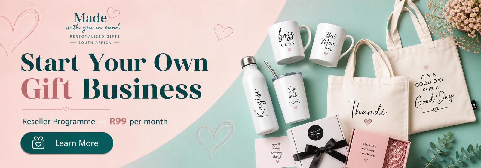 Start your own gift business β R99 per month