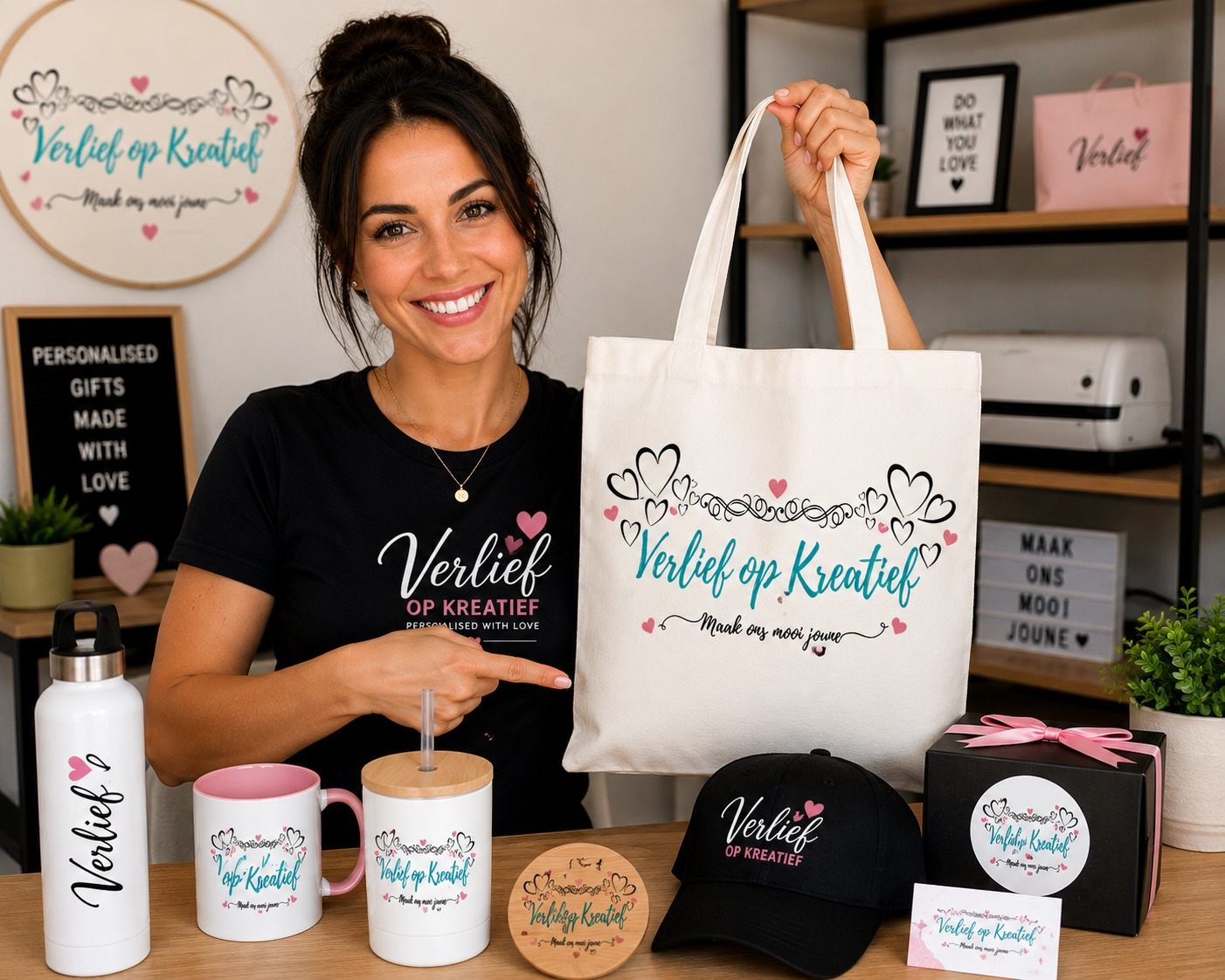 Verlief op Kreatief branded products β personalised gifts, apparel and drinkware