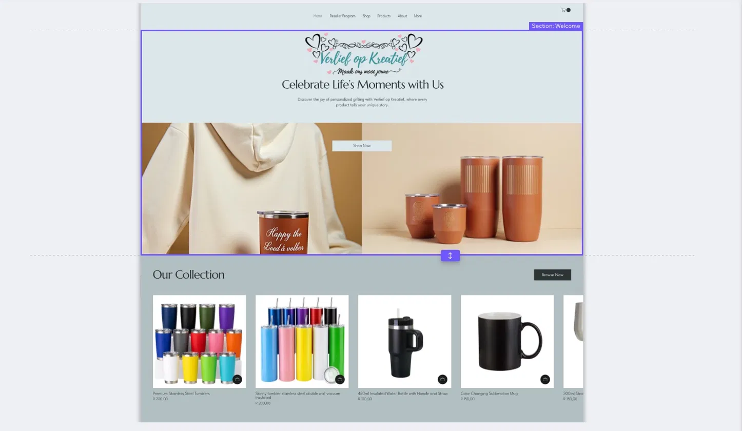 Verlief op Kreatief product